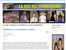 Tablet Screenshot of lavozdelciudadano.com